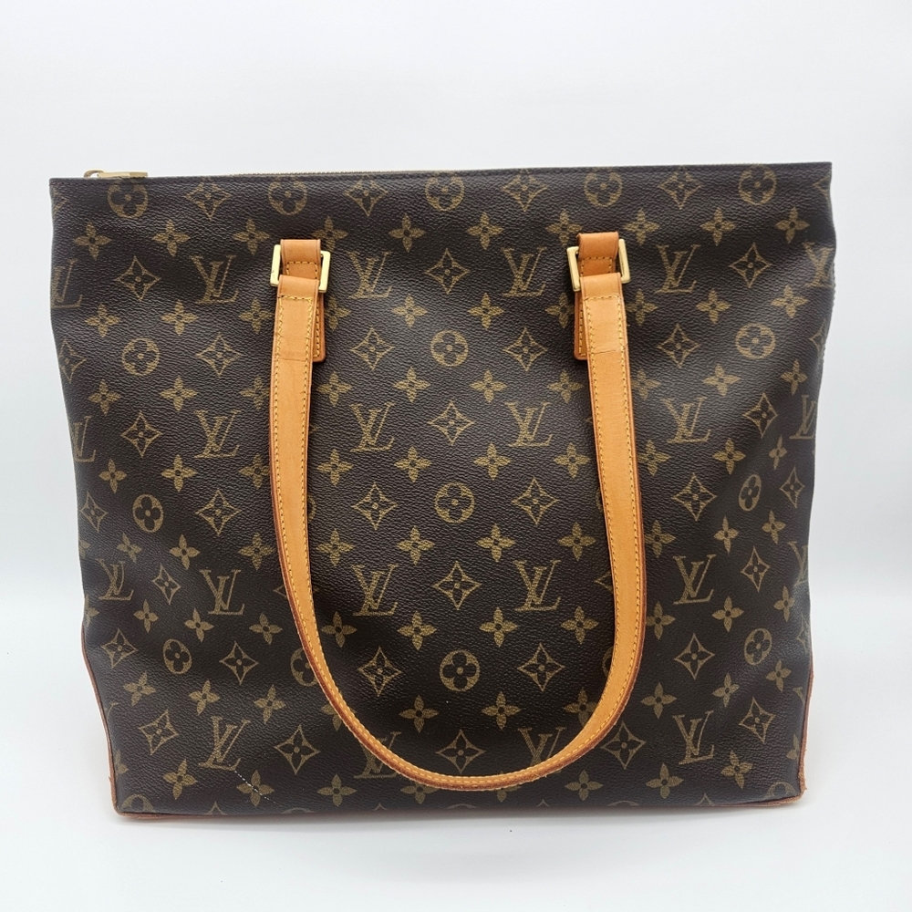 Authentic Louis Vuitton Cabas Mezzo #4294M